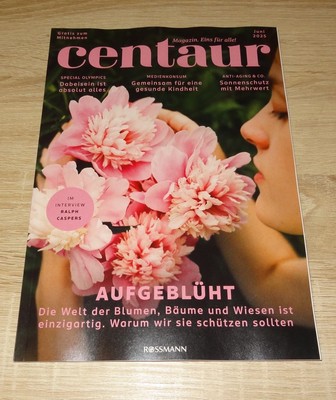 Magazin Zeitschrift Centaur Juni 2025 Rossmann NEU Ralph Caspers