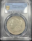 1892 CC Morgan Silver Dollar $1 PCGS XF Details Rare Carson City Date