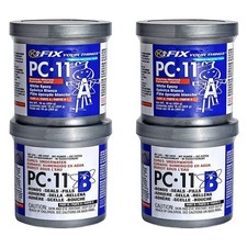 PC Products PC-11 Epoxy Adhesive Paste, Two-Part Marine Grade, 1 lb in Two