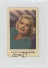 1962 Dutch Gum TV Stars Jayne Mansfield #TV62 0mg4