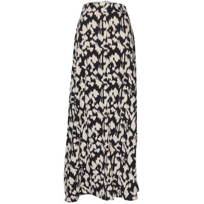 Shein, Maxirock, Größe: L, Schwarz/Weiß, Print, Damen #JmA