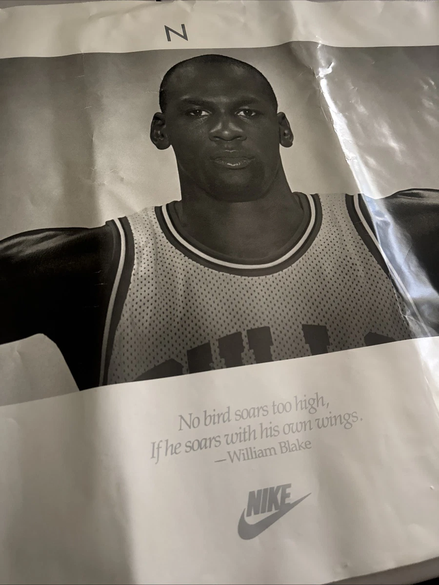 Michael Jordan Wings Poster Indiana Vintage Sports Posters for