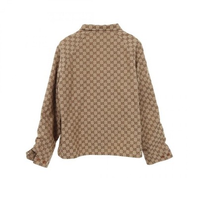 GUCCI ベージュ GGロゴジャンパー　未使用 GUCCI GG jacquard zip-up jacket Blouson Cotton Polyester Beige