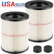 1-2 Pack 17816 Filter Replacement For Craftsman Shop Vac Wet Dry Vacuum Washable