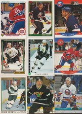 CRAIG LUDWIG LOT OF 64 HOCKEY CARDS 13 DIFFERENT CANADIENS WISCONSIN