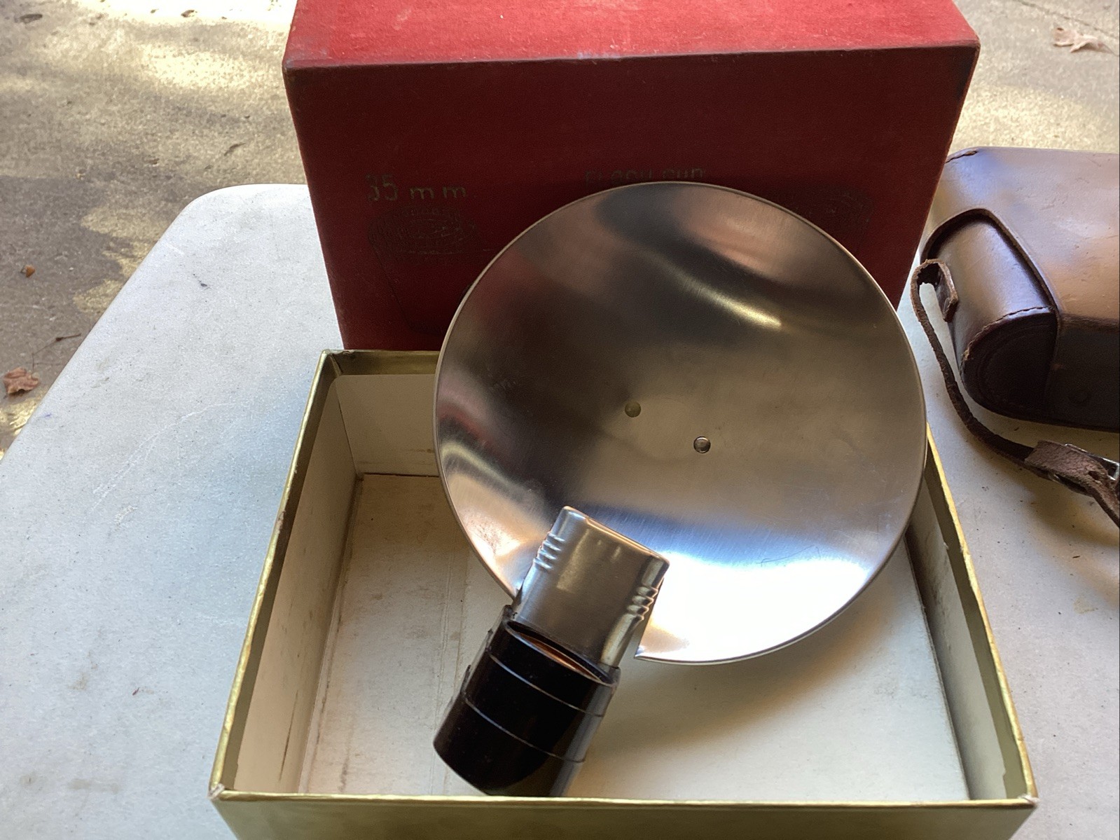 Vintage Perfect  22 35mm film camera, case, boxed flash, rare -