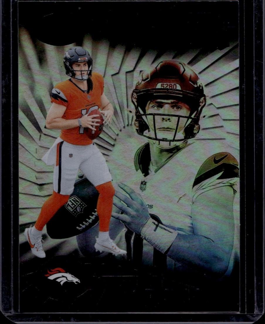 2024 Panini Illusions #22 Bo Nix Sunburst Trophy Collection