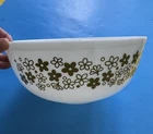 Vintage PYREX Spring Blossom Crazy DAISY 404 Large Mixing Bowl 4L/4.23 QT RARE