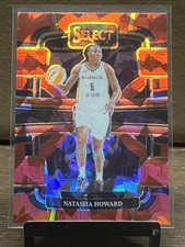 2024 Panini WNBA Select #32 Natasha Howard Red Cracked Ice Prizm SP