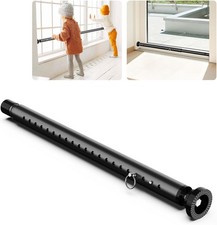 1 PCS Sliding Door Security Bar Heavy Duty Patio Window Lock Black 1750 Inch