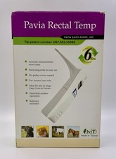 Pavia Rectal Temp Veterinary Thermometer for Horses, Cows, Dogs, Cats, Goats,etc