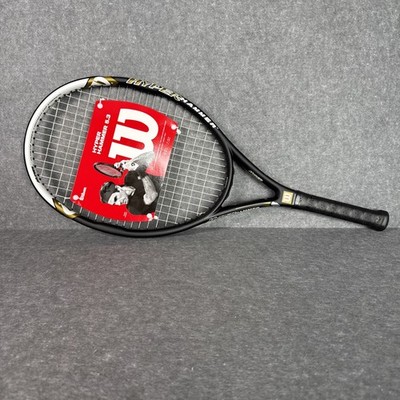 WILSON Roger Federer Hyper Hammer 5.3 Black & White 4.0 Grip Tennis Racket NEW