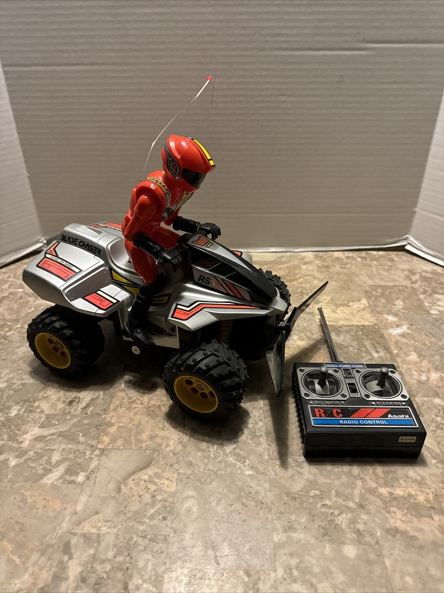 Vintage Asahi Radio-Controlled Blade Chaser ATV Large RC Car Quad