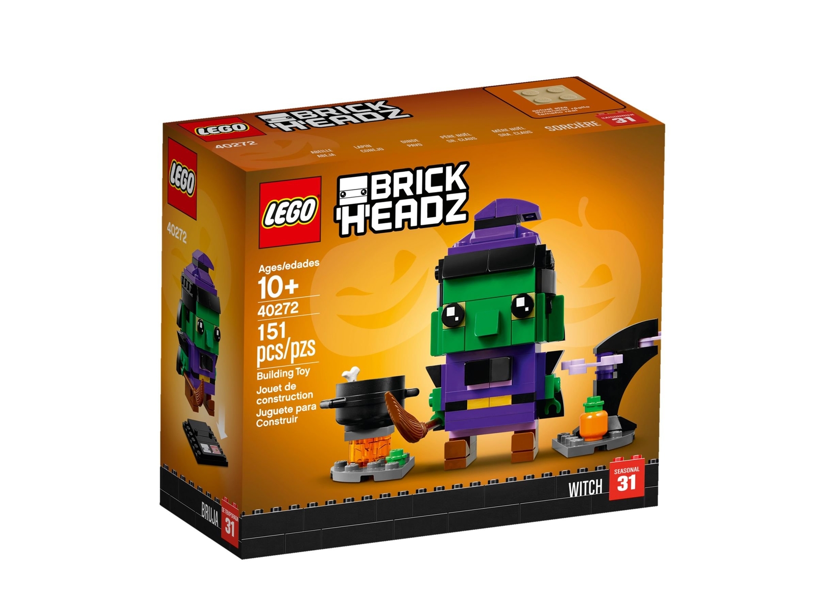 LEGO Brickheadz 40272 Saisonales Set Halloween Hexe / Witch - neu & OVP - Bild 12