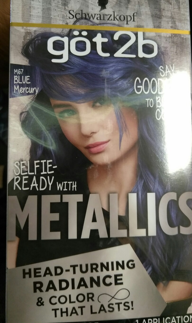 Schwarzkopf Got2b Blue Mercury Metallics Permanent Hair Color