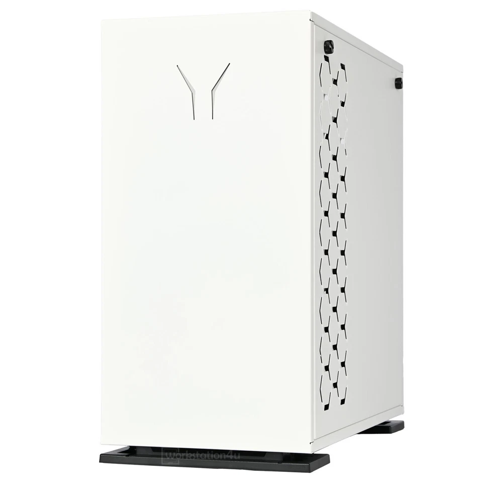 Gaming Gehäuse White Mini-Tower Case / Glas-Seitendeckel / USB 3.0 / Audio / OEM - Bild 4 von 4