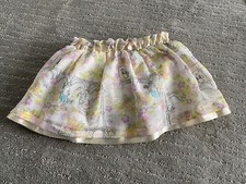 Jupe jupe Mickey Minnie fille thème Disney crème jaune satin thème Disney excellent état 18 M