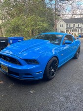 2013-2014 Grabber Blue Mustang Gt Cervini Cowl Hood