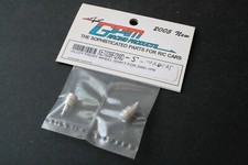 GPM Silber Leichtmetall Vorderrad Wellen (2WD) für Xmods Evolution Truck - XET039F/2WD