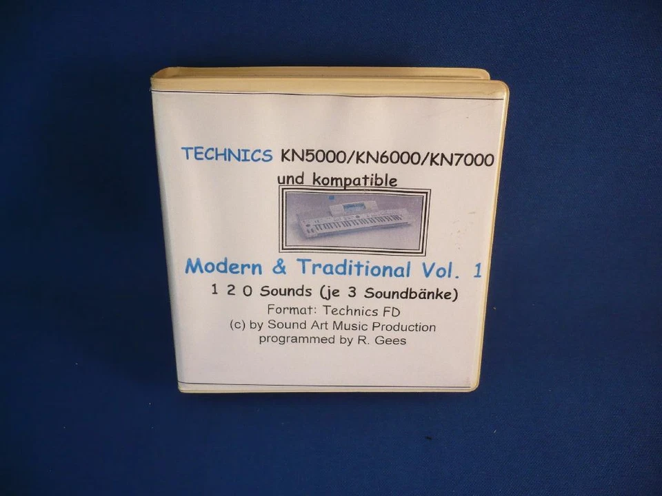 Technics Keyboards KN5000/KN6000/KN7000 und kompatible - 120 Sounds/Disk Vol.1!
