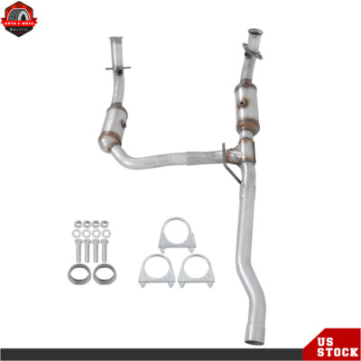 For Jeep Liberty 3.7L 2008 2009 2010 2011 2012 2013 Y Pipe Catalytic Converters