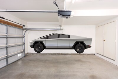 Tesla CYBERTRUCK Life Size Wall Decal 195'' x 63''