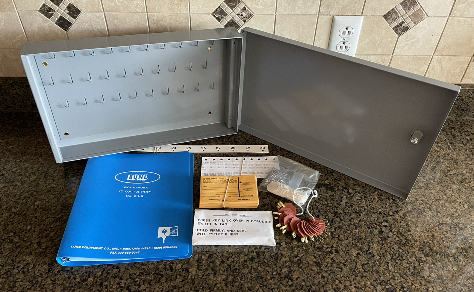 Lund Key Equipment 511B Deluxe Wall Key Brand New and Never