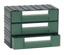 Cassettiera modulare porta minuteria - modello D con 3 cassetti