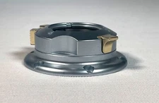 Apollo /Gemini Spacesuit Chest fitting  Anodized Aluminum - High Quality Replica