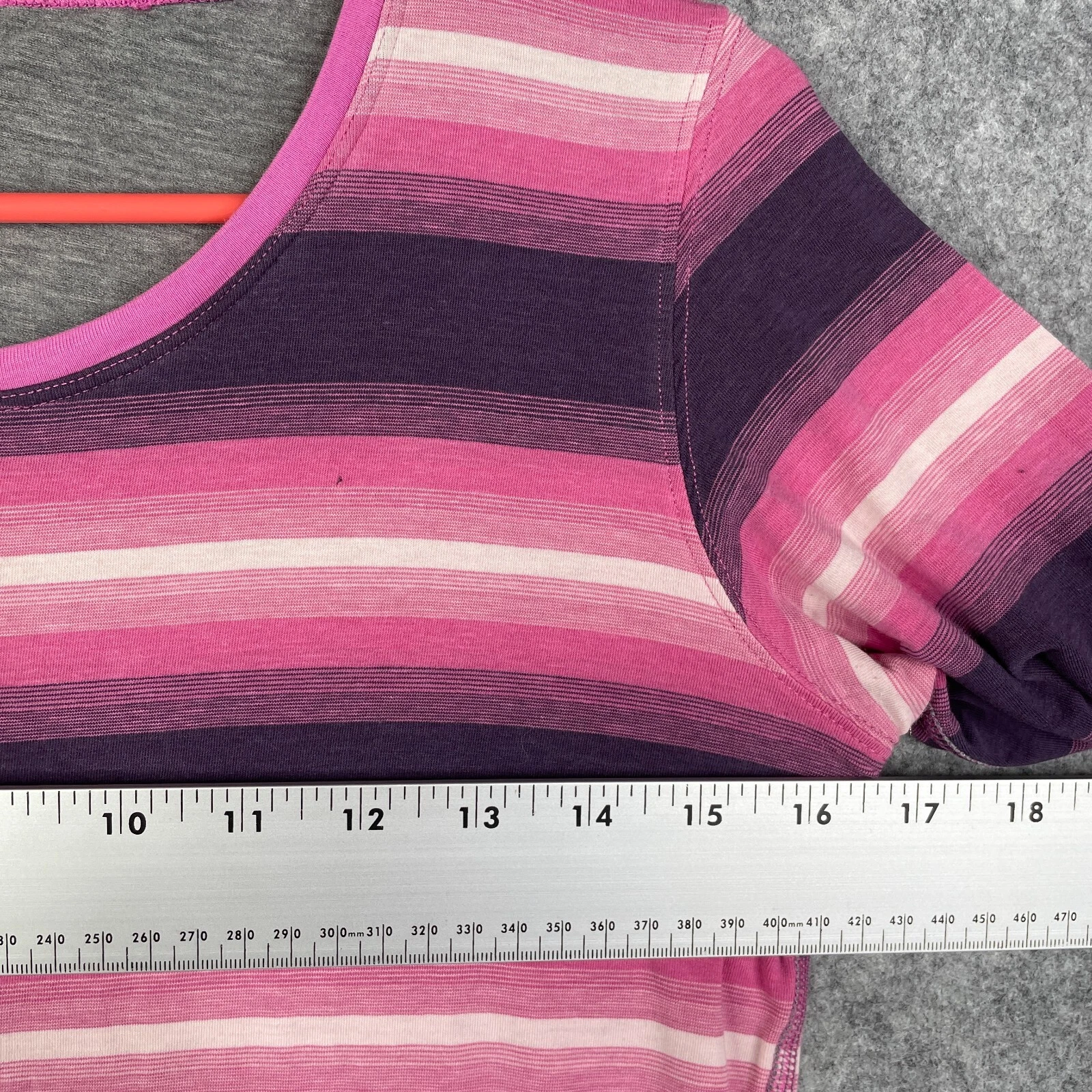 lululemon striped reversible long sleeve activewear shirt
