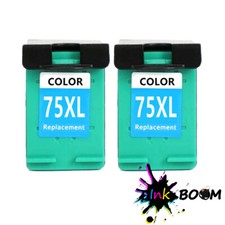 2CL Ink replace for HP 74XL 75XL Officejet J5725 J6415