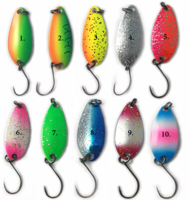 Behr TRENDEX L Spoon Trout Spinner Blinker Forelle Köder UV-aktiv 