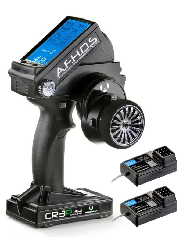 Absima 3-Kanal Fernsteuerung 'CR3P' 2.4GHz inkl. 2 Empfänger - 2000102 - Bild 2 von 2