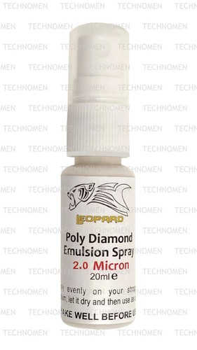 2.0 µ POLY DIAMOND EMULSION SPRAY LEATHER STROP STROPPING SHARPENING RAZOR KNIFE - Picture 2 of 4