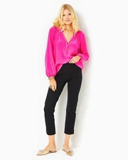 Lilly Pulitzer Kelly Lace Skinny Ankle Onyx Size 6 Paradise Found New With Tags