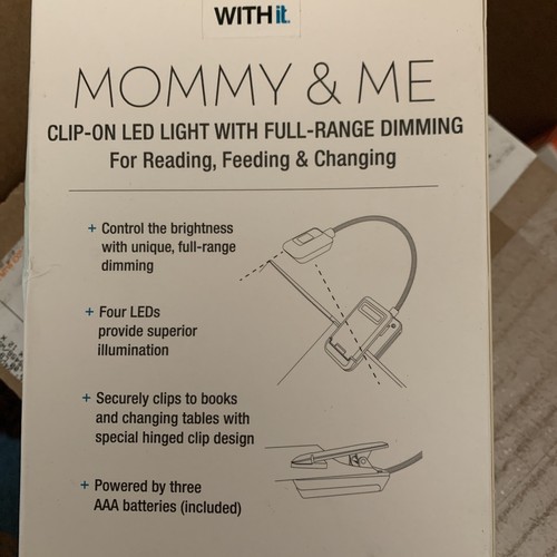 WITHit Mommy & Me Four LED Task and Reading Light, White - Picture 2 of 2