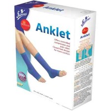 Flamingo Premium Anklet for Mild Support-Anatomically Shaped, Ankle Braces, Blue