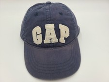 Youth Gap Kids L-XL Adjustable Hat Cap Baseball Sport Child Boy Girl Blue White