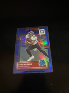 Tyler Allgeier 2022 Donruss Optic Blue Prizm /179 RC Falcons 278 PWE