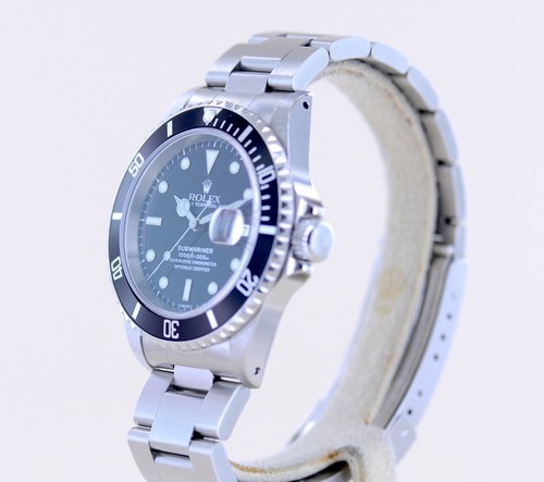 Rolex Uhr Submariner Date 16610 Klassiker A-Serie Diver Automatic Swiss Only - Bild 4 von 17