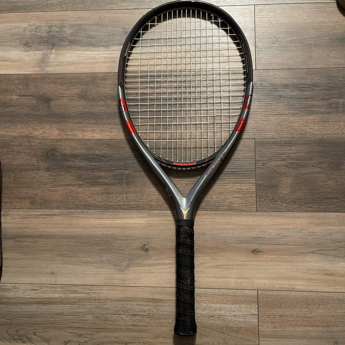 Babolat - ロジャー　二本 Babolat Y112 Ltd Side Drivers 4-1/2 Crystal Graphite Tennis