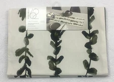 PROJECT 62 Rectangle Table Runner 72" x 14" Green Bud Stalk 100% Cotton NEW NICE