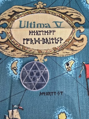 ULTIMA V Warriors Of Destiny - Origin Systems RPG Fantasy Game 1988 Complete - Picture 17 of 18