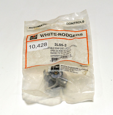 White Rodgers 3L05-2 Adjustable Snap Disc Limit Control