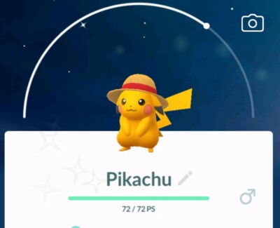 Pokemon Go Shiny Straw Hat Pikachu One Piece Ebay