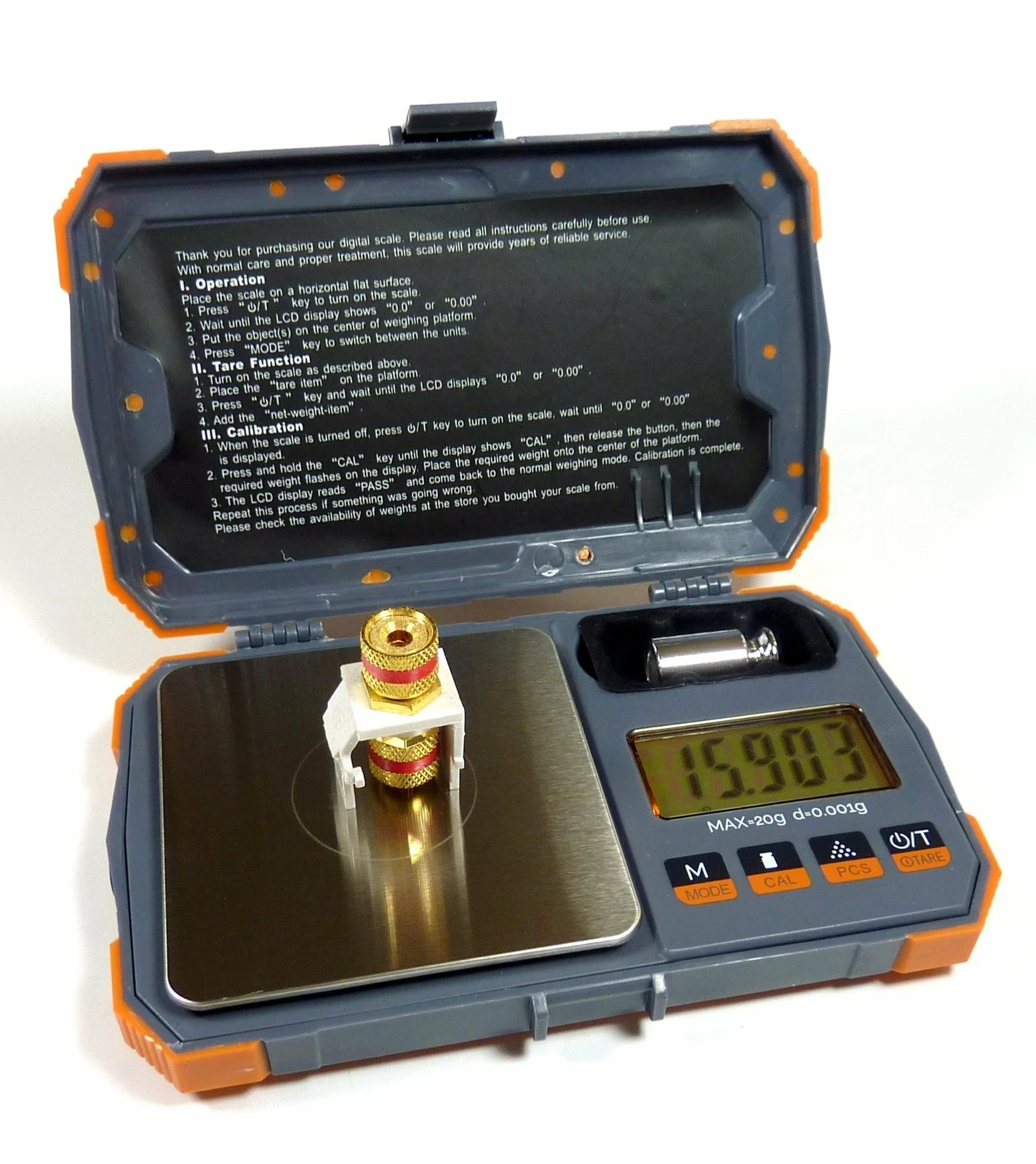 20g x 0.001g Digital Pocket Scale With Cal Weight Herb Gram Jewelry Karat Gold
Opens in a new window