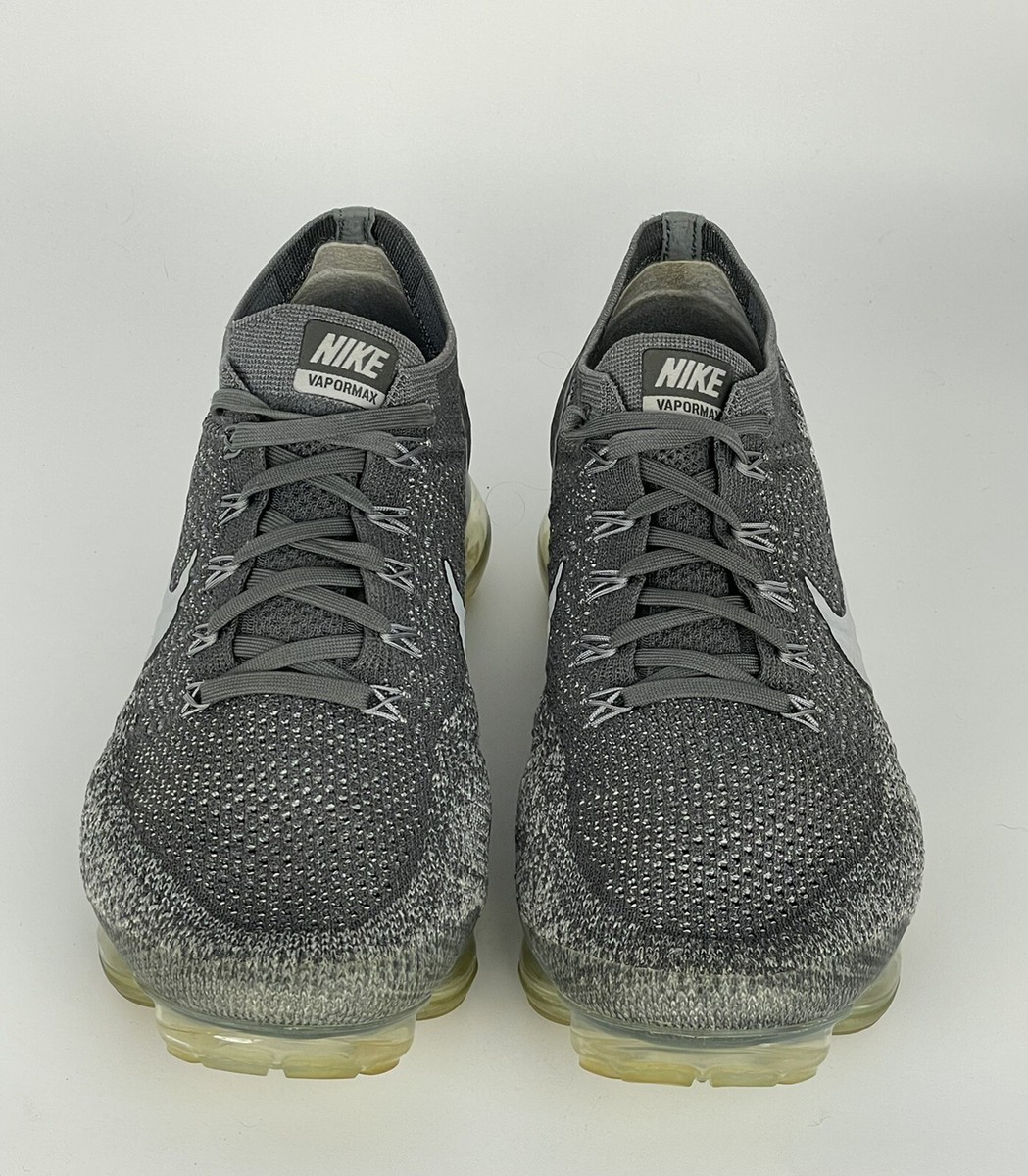 Nike Air Vapormax Flyknit Mens Asphalt Grey Shoe Size 10 Nike Air Vapormax Flyknit Mens Asphalt Grey Shoe Size 10