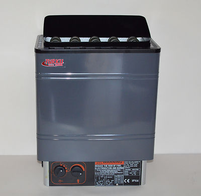 6KW TURKU FIRMER STRUCTURE WET & DRY SAUNA SPA HEATER STOVE BUILT-IN CONTROLLER