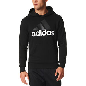 Adidas Men Hoodie Training Essentials Linear Pullover Running Black S New Ebay