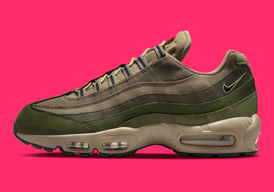 balkon mijn Trein Nike Air Max 95 SE Rough Green Matte Olive Medium Black DQ8570-200 sz 11  Men&#039;s | eBay